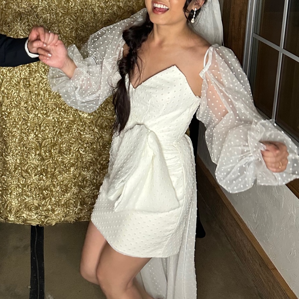Katie May EDEN ROCK wedding dress and add-on sleeves